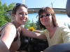 Betti and her daughter, Marie, in her new volkswagen!  June 7, 2009