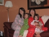 Pyjama night! Marie, Kate, Sara and Nan Betti .  January 31st, 2008