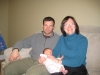Betti with her son, Mark, and grand daughter Abby. February 2008