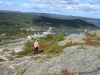 Mom climbing Lee\'s Pond Mountain. 2007